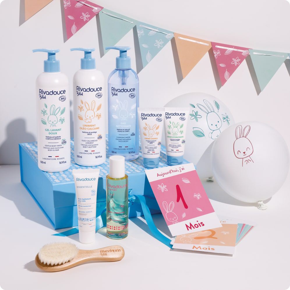 Kit baby shower - idée cadeau de naissance bébé Rivadouce